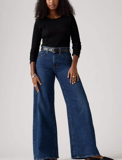 Levi"s® 728 Hr Wide Leg Woodstock Wide - Navy - 27 x 30