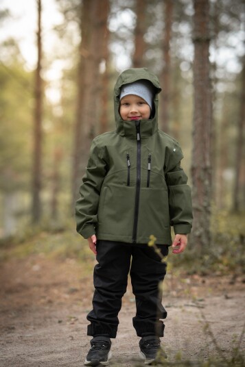 Lindberg Nordvind Skalljakke Grønn 110 Lindberg Nordvind Skalljakke Grønn 110