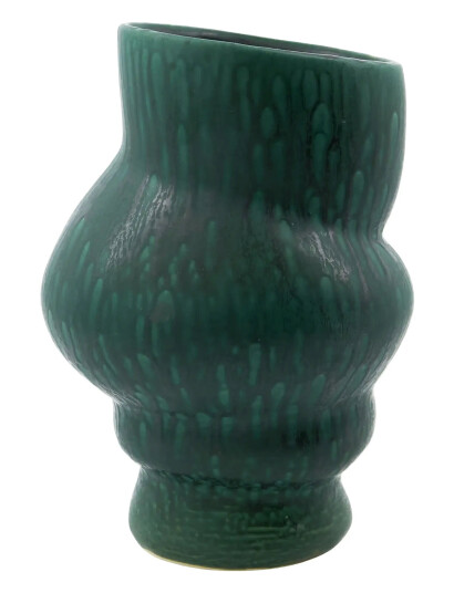 house doctor Vase, Hddisc, Grøn - Green - H25CM