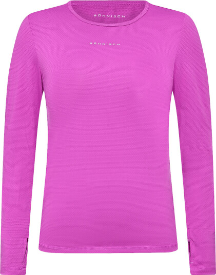 Röhnisch Jacquard Ls Top   Purple   XXL