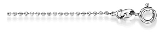 Kule armbånd i sølv, 17+3 cm