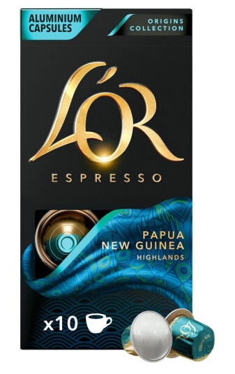 Nespresso L'OR Papua New Guinea til Nespresso. 10 kapsler