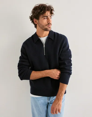 Samsøe Samsøe Saisaks HZ Polo 15010 Half zip Blå
