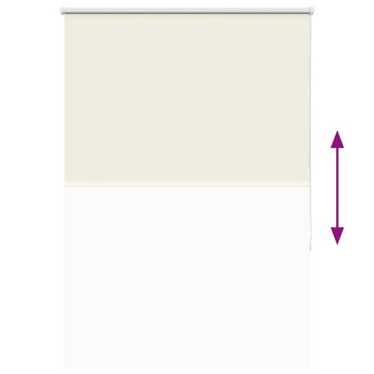 Rullegardin lystette 110x130 cm stoff bredde 105,7 cm polyester 8721158327123