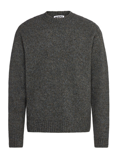 Hope Leo Sweater Blue Beige Melange-44 - Grey - 46