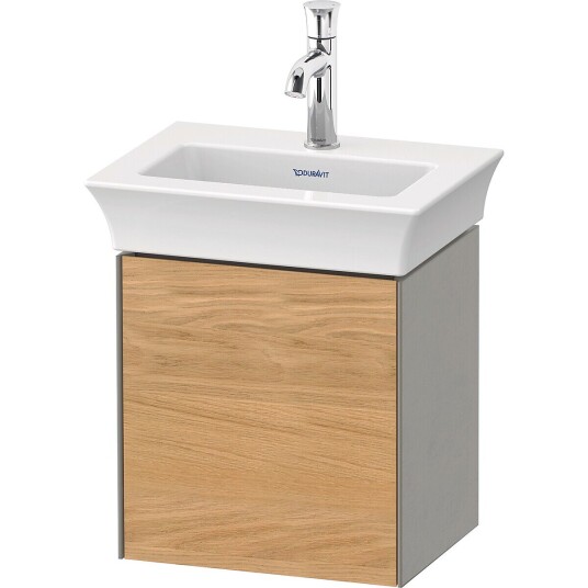 Duravit White Tulip Servantskap m/1 dør 38,4x29,8x41 cm Eik/Stengrå Matt