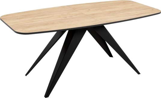 Ferro Spisebord 198 cm - Svart/Beige