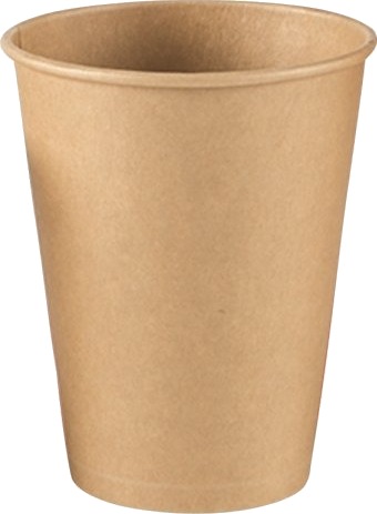 Kaffebæger Pap Ø90xh112mm 30 Cl 12 Oz Single Wall Brun,20 Ps X 50 Stk/Krt