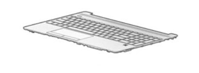 HP TOP COVER NSV W KB SL