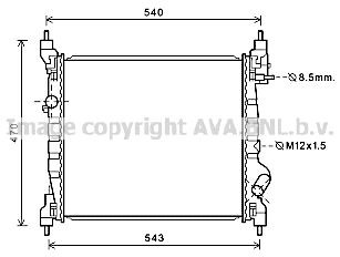 Radiator AVA Clever Choice DWA2141 Radiator AVA Clever Choice DWA2141
