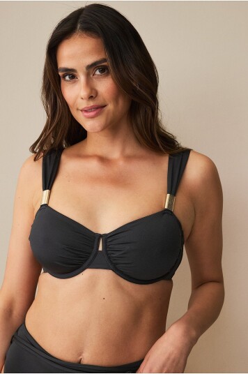 Ellos Collection Marielle Bikini BH med bøyler Svart Ellos Collection Marielle Bikini BH med bøyler Svart