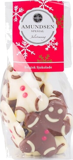 Amundsen Trading Julesjokolade Pepperkakemenn Belgisk Sjokolade Amundsen Trading Julesjokolade Pepperkakemenn Belgisk Sjokolade
