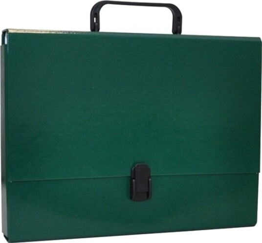Office Products Mappe Boks Office Products Pp A4/5Cm Med Håndtak Og Lås Grønn Office Products Mappe Boks Office Products Pp A4/5Cm Med Håndtak Og Lås Grønn