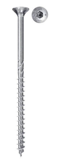 Fischer Power-Fast Ii 670082 Spånplade-Skrue 3.5 Mm 40 Mm T-Profil Stål Galvaniseret 200 Stk