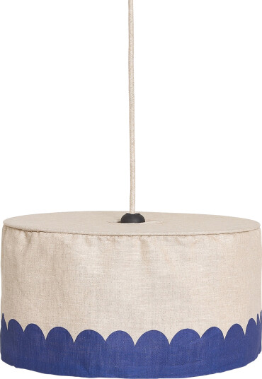 Nobodinoz Vibes Lin Lampeskjerm Diam 40cm Blue One Size Nobodinoz Vibes Lin Lampeskjerm Diam 40cm Blue One Size