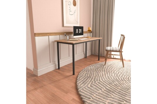 Viva Skrivebord 110 cm Eik/Sort