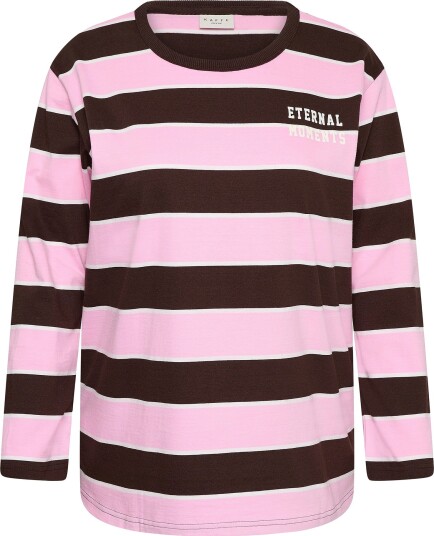 KAFFE Curve   Langermet t skjorte KCfilona T shirt   Brun