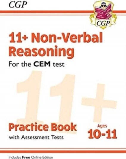 11+ Cem Non-Verbal Reasoning Practice Book & Assessment Tests - Ages 10-11 (With Online Edition): Fo Av Cgp Books
