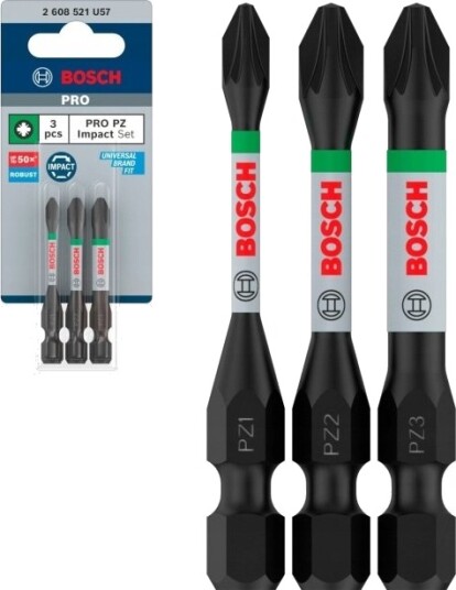 Bosch Tilbehør 2608521U57 2608521U57 Bitssett