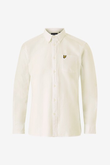 Lyle & Scott - Skjorte Plain Oxford Shirt - Beige
