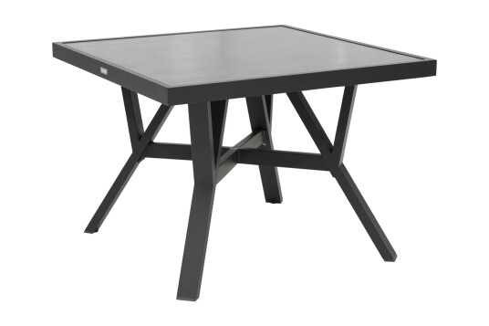 Brafab Samvaro High salongbord Antrasitt/antrasitt 90 x 90 x 65 cm Grå