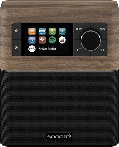 Sonoro Stream II Walnut/Black - DAB/DAB+/FM - Brun Sonoro Stream II Walnut/Black - DAB/DAB+/FM - Brun