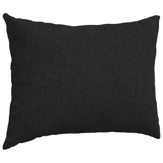 Sofaputer 2 pcs Svart 70 x 50 cm stoff