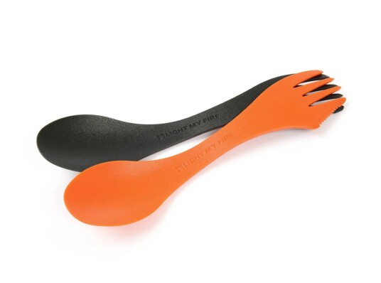 Light My Fire Spork Original Bio 2-pack  Rusty Orange/slaty Black
