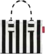 Reisenthel Daily Shopper Xs Svart Hvit Polyester Handlenett Mønster 4 L 210 Mm