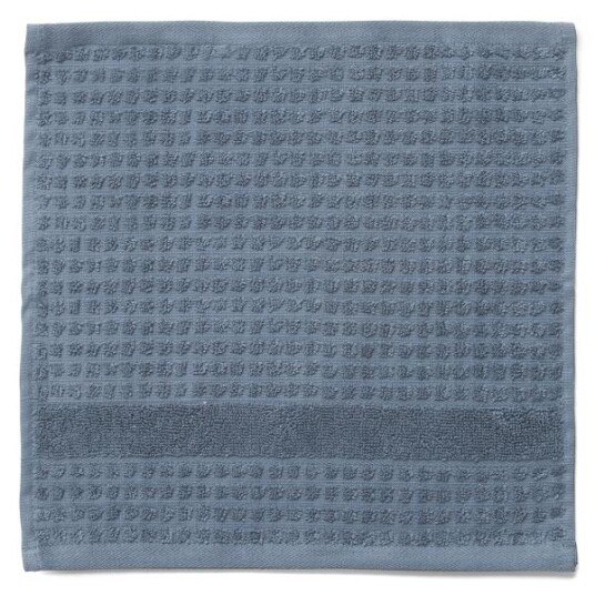 Juna Check vaskeklut 30x30 cm mørk blå