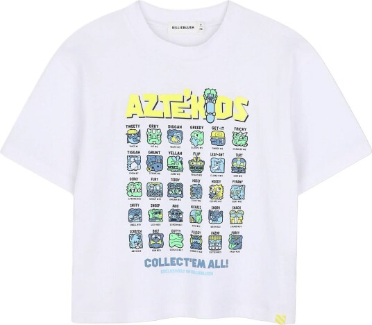 Billieblush Short Sleeves Tee Shirt WHITE 116