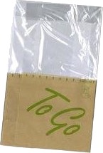 Sandwichpose Catersource 215X130 Mm Pe To Go Snack Bag Brun 1000 Stk./Karton