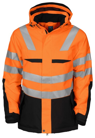 ProJob 6418 Funksjonsjakke En Iso 20471 Kl 3 Fôret Orange/Black XXL