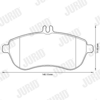 Bremseklosser JURID 573257JC Bremseklosser JURID 573257JC