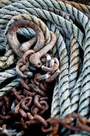 Malerifabrikken Poster Blue rope 1713387-01-48