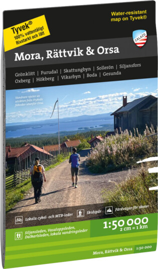 Calazo förlag Mora, Rättvik & Orsa 1:50 000 OneSize, NoColour