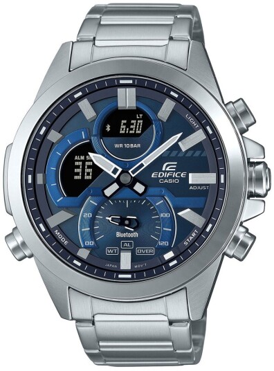 Casio Herreklokke ECB 30D 2AEF Edifice Blå/Stål Ø48.7 mm