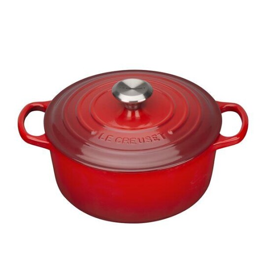 Le Creuset  Rund støpejernsgryte 4,2L/24 cm cerise