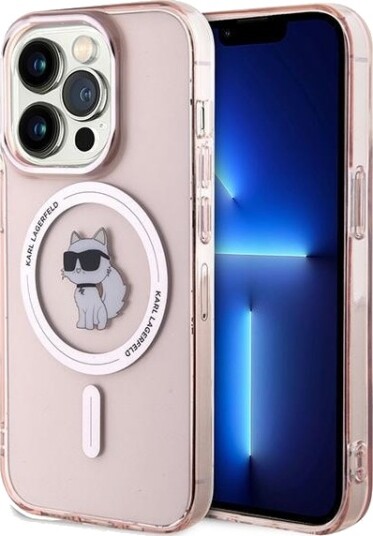 Karl Lagerfeld Choupette MagSafe Etui for iPhone 14 Pro Max - Rosa