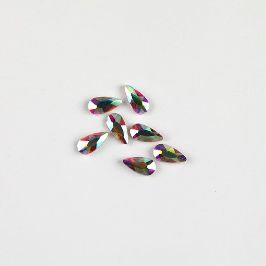 Brillbird Norge Rhinestone 10stk   Drop 5x3mm