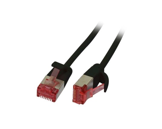 Synergy RJ45 Nettverkskabel Cat6 U/FTP Slim 5m Sort