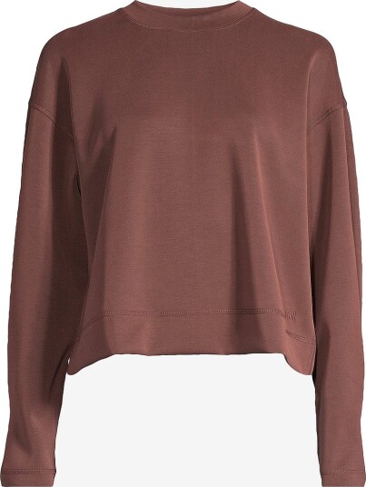 Casall Collegegenser Peachy Crew Neck Brun