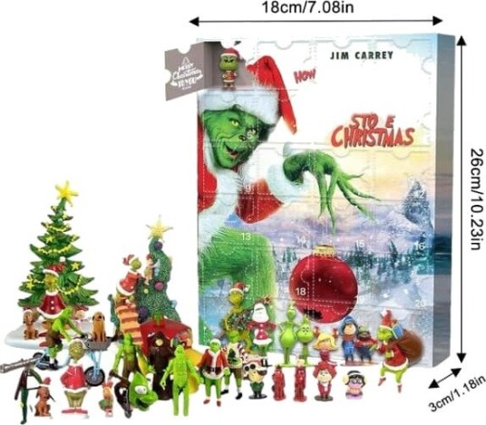Julekalender med overraskelsesleker   24 gaver