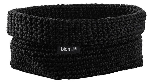 Blomus Tela tekstilkurv L 12 x 20 cm Sort 1721751-03-0 1721751-06-0 Blomus Tela tekstilkurv L 12 x 20 cm Sort 1721751-03-0 1721751-06-0