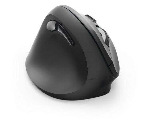 Hama "EMW-500L" Vertical Ergonomic Left-handed Wireless Mouse 6 Buttons black - Ergonomisk mus - Optical / gyroscopic - 6 - Svart
