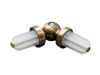 Domoletti Linkage In Corner For Curtain Gold D19