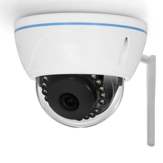 Alecto DVC136IP Dome-Overvåkningskamera 1920x1080 WiFi Utendørs IP55 Hvit