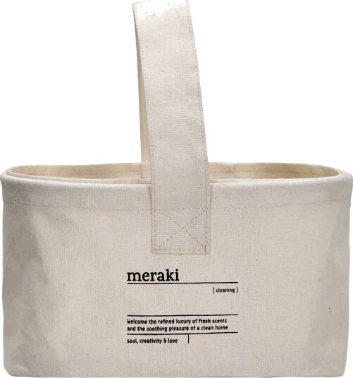 Meraki Oppbevaringskurv 25x16,5x15 cm hvit Meraki Oppbevaringskurv 25x16,5x15 cm hvit