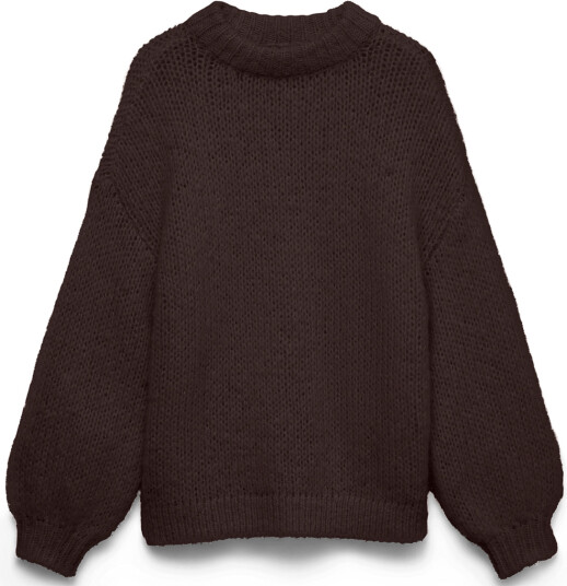 Vero Moda Vmmaybe Ls High Neck Pullover Noos Brown S