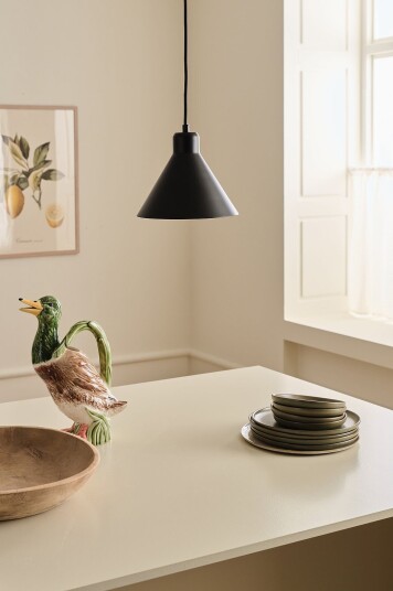 &Home Taklampe Noah Svart Takpendler